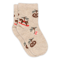 Julle strømper - Beige Melange