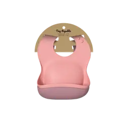 Silicone hagesmæk, 2-pk, rose+coral