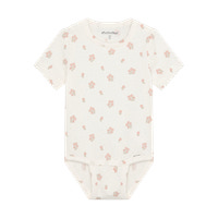 Kortærmet Body m. Print - Vanilla Ice