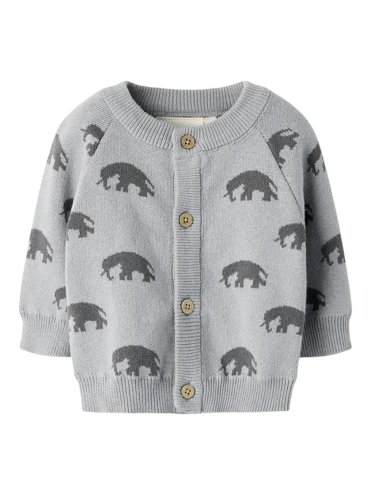 Lil' Atelier Lulio Cardigan - Sleet - 62 billede