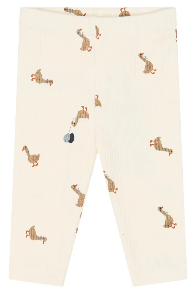 The New Siblings Vito Rib Leggings - Gardenia  - 56