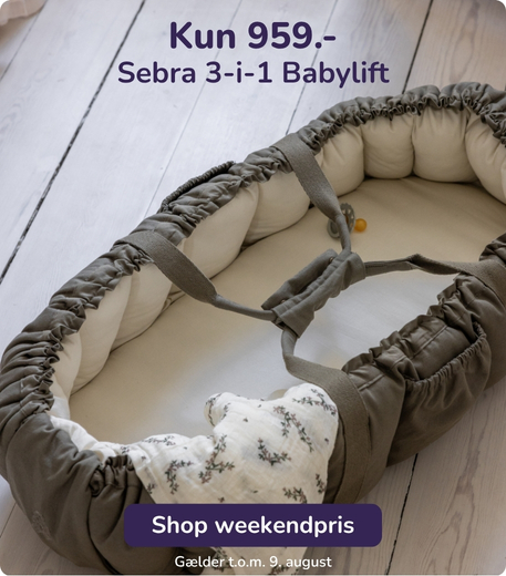 Skarp pris på Sebra 3-i-1 babylift