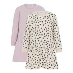 Sweat kjole langærmet 2-pak - 530 - 134