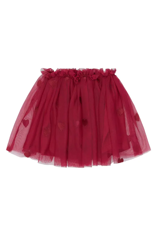 The New Siblings Yna Mesh Nederdel - Rio Red TN