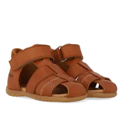 Prewalker sandal med velcro - Cognac/Cognac - 22