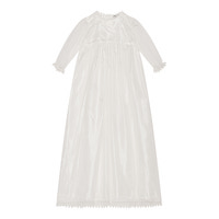 Dåbskjole i tyl - Off White
