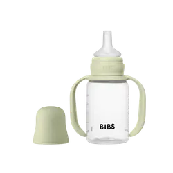 BIBS Bottle - Sutteflaskesæt - Plastik - Silikone - Sippy - 150 ml. - Sage
