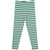 Fro Uni Rib Leggings - Green stripe