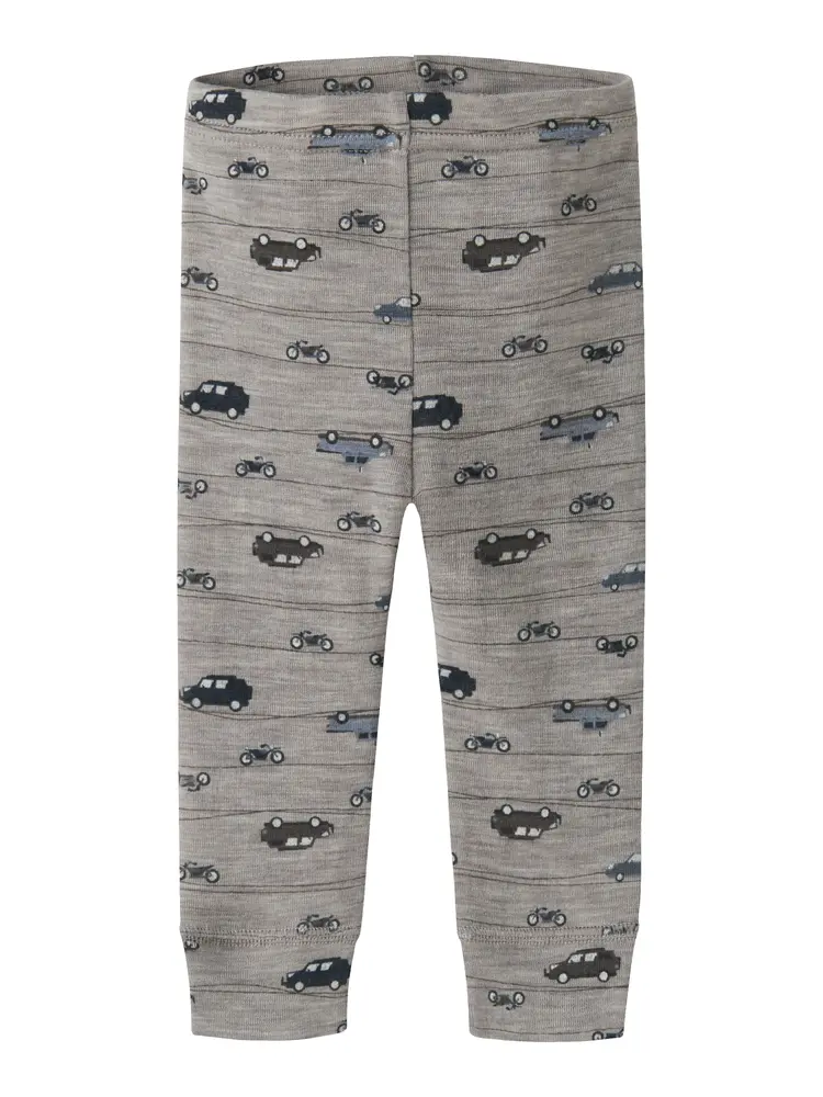 Name It Wang Uld Rib Leggings - Satellite - 74 billede