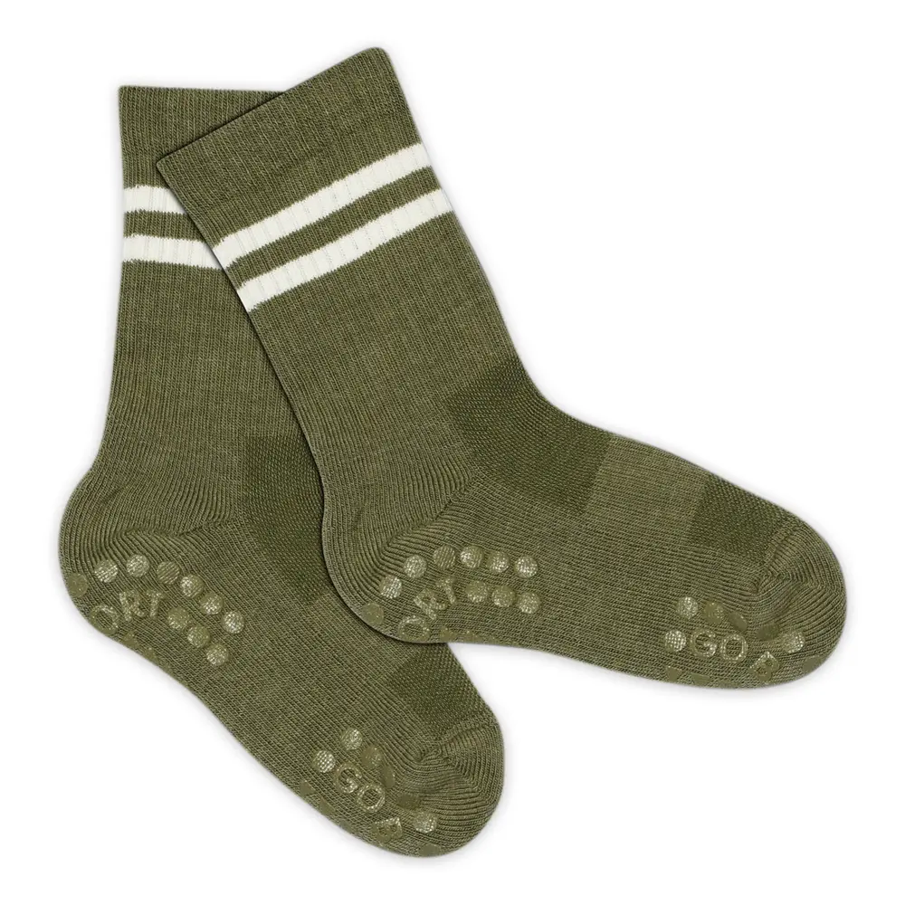 Skridsikre Sport Strømper - Olivine - 17/19