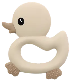 Bidering med and og taktile overflader, beige