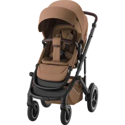 Smile 5Z lux inkl. liggedel og Baby-Safe Core autostol - warm caramel/space black