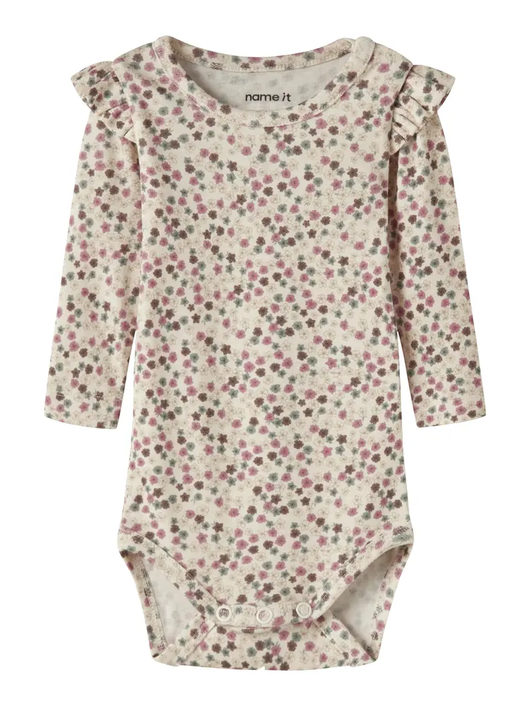 Name It Lianna Langærmet Body - Antique White - 74