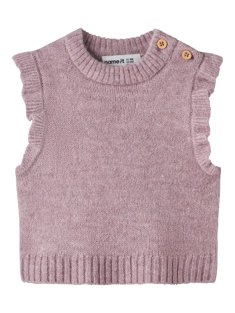 Name It Rosely Vest - Mauve Shadows - 56