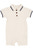 Pique polo romper - CREAM
