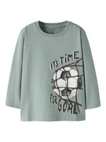 Name It Leander Bluse - Green Milieu