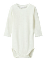 Name It Wang Uld Langærmet Body - Snow White