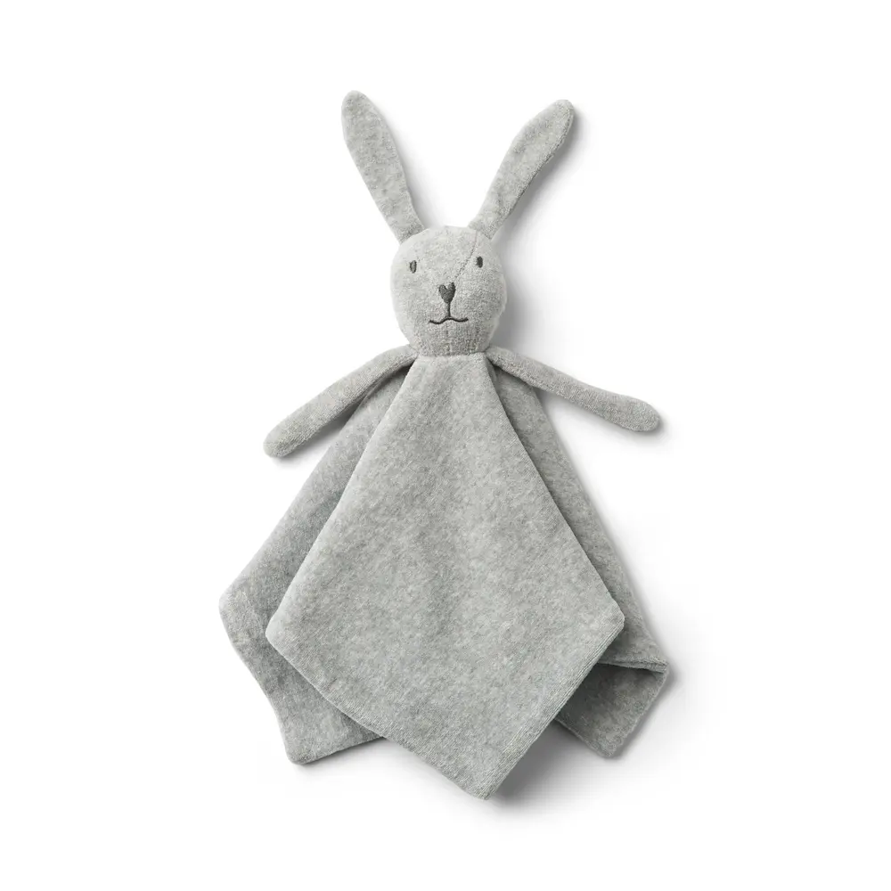 Wheat Bunny Baby Lovey Nusseklud - Melange Grey - ONESIZE