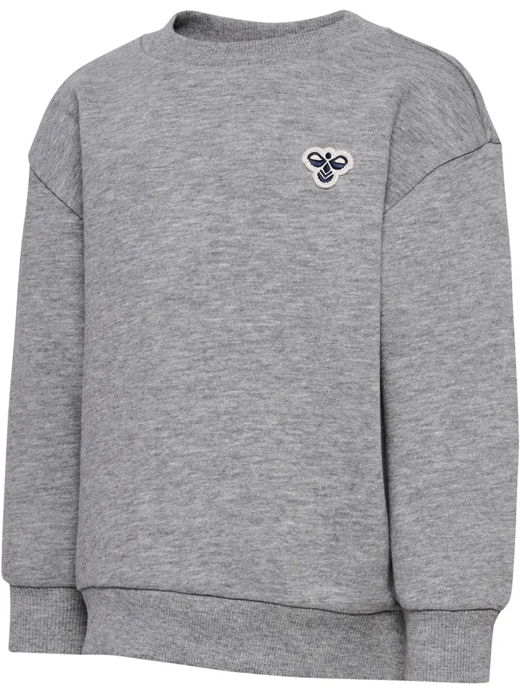 Hummel Sweatshirt - HmlMini Bee - Gråmeleret