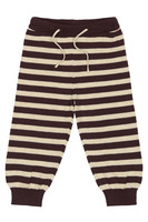 Strikbukser - Off White/Brown