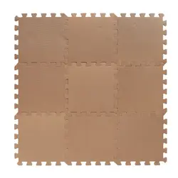 Skumlegegulv Bekids - Cappuccino 9 stk