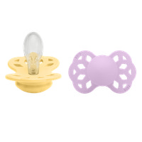 Infinity 2 pk Silicone symmetrical str 2 Pale Butter/Violet Sky