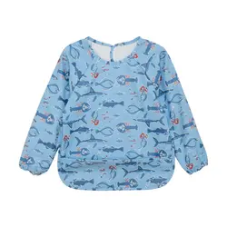 Forklæde med ærmer - Federal Blue