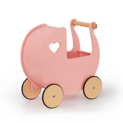Luksus dukkevogn pink