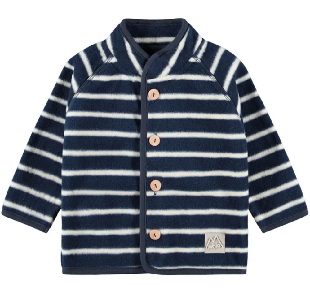 Molo Uli Fleece Jakke - Infinity Stripe - 62