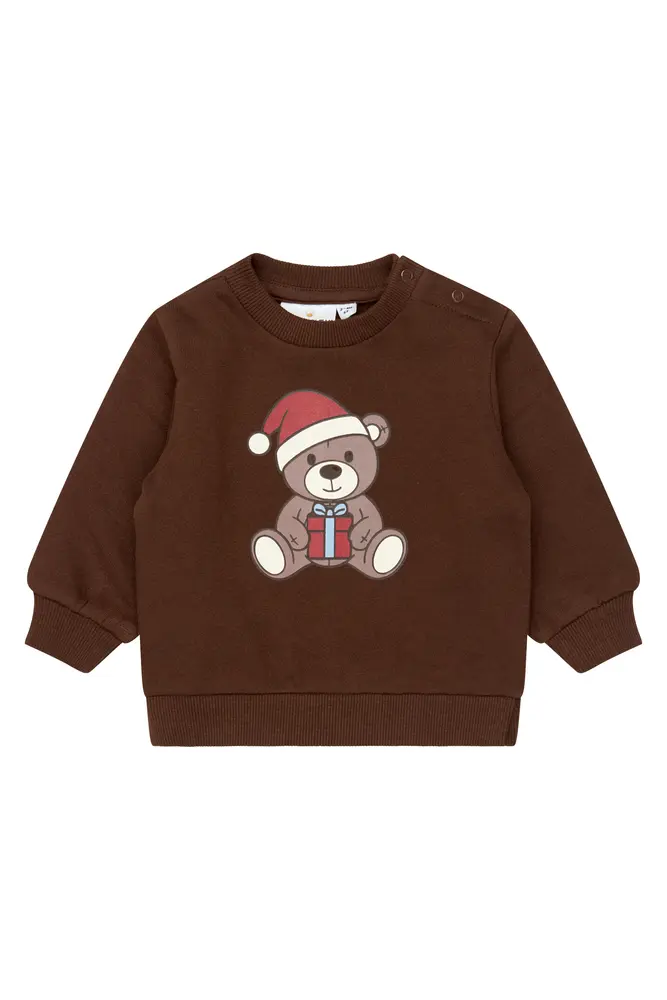 The New Siblings Holiday Sweatshirt - Chestnut