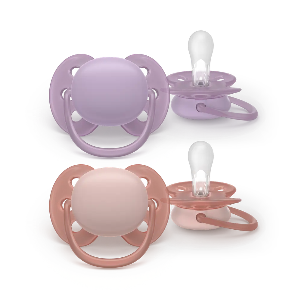 product-Sut Ultra soft, 6-18 m, lilla og lyserød