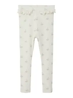 Lil' Atelier Leggings - Noos - Rib - NmfGavo - Pastel Parchment/