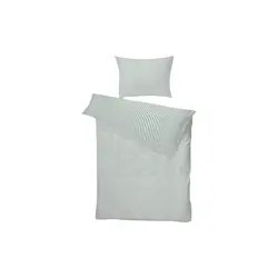 Junior Allergivenligt sengetøj bomuldssatin Happy Grøn (Høj TC - 300)