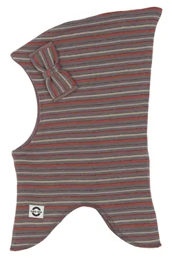 Mikk-Line Elefanthue - Uld/Akryl - 2-lags - Sparrow m. Sløjfe