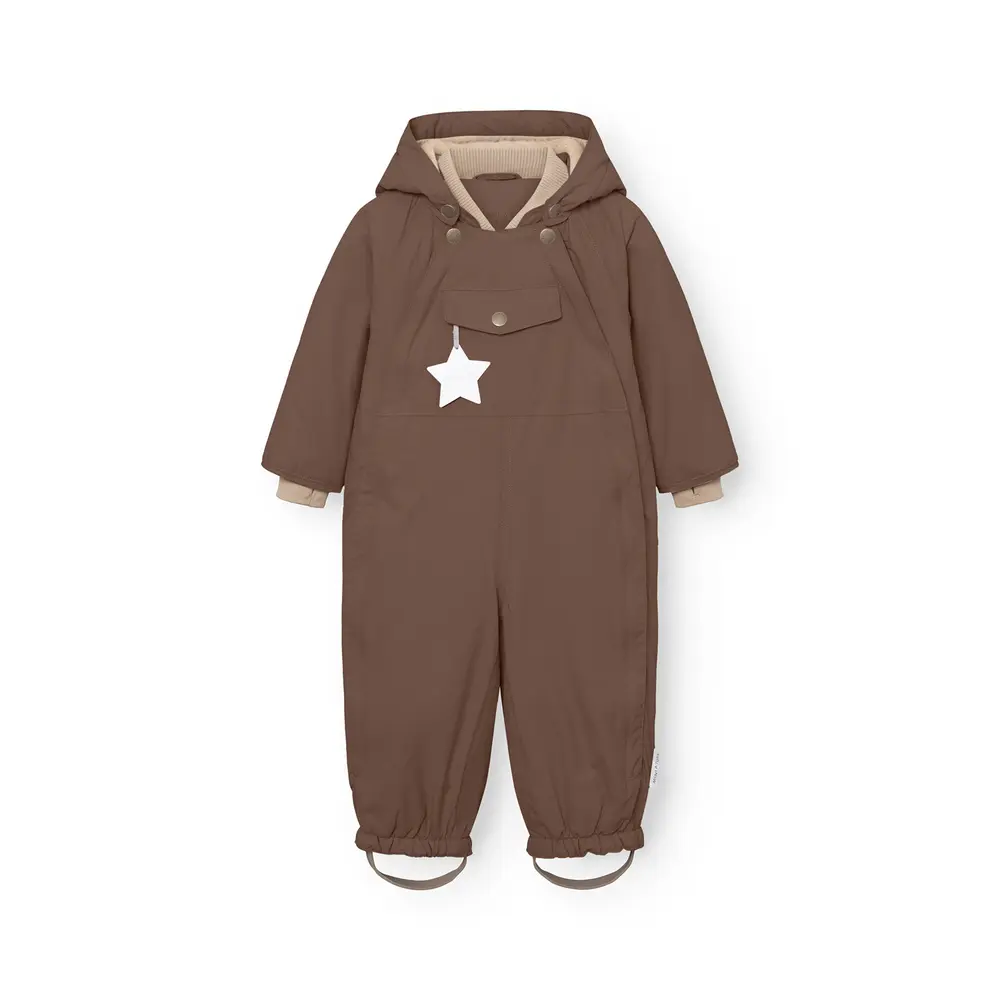Matwisti Fleeceforet Flyverdragt - Chestnut brown - 80