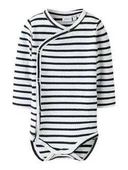 Kattie Langærmet Wrap Body - Cloud Dancer - 50