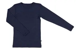 Joha Bluse - Uld/Silke - Navy