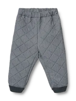 Wheat Alex Termobukser Ink Stripe Med Ribkanter - Str. 1.5y 86cm