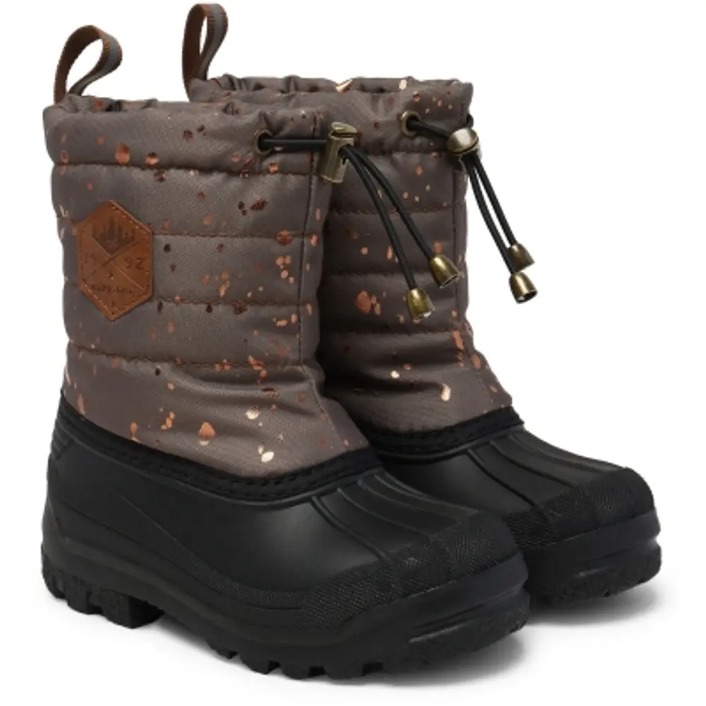 Winter Boot Rubber AOP – CHOCOLATE CHIP – 23