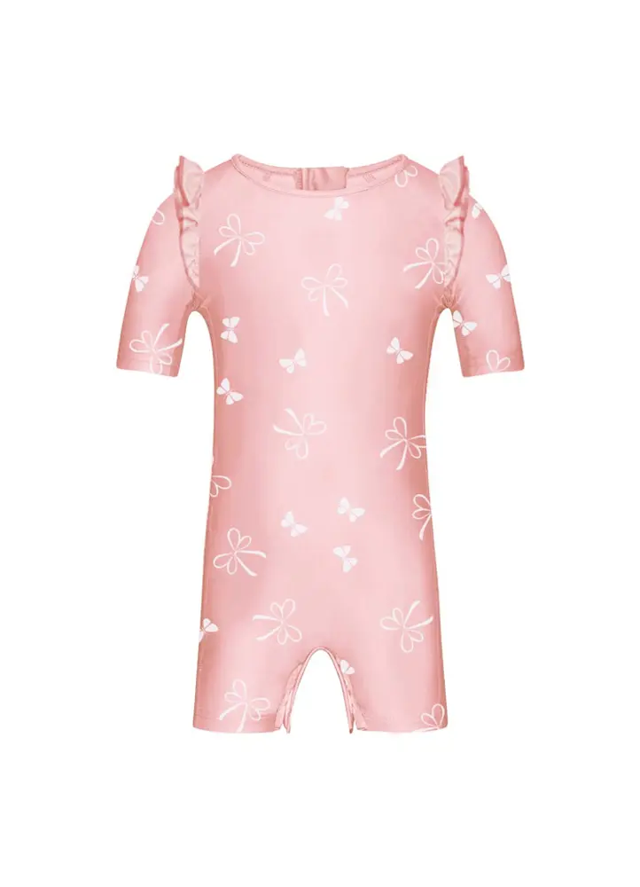 Badeheldragt - Butterfly & Bow - English Rose - 3-6 MDR.