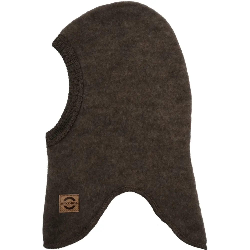 Uld fullface – DARK BROWN MELANGE – 98/104