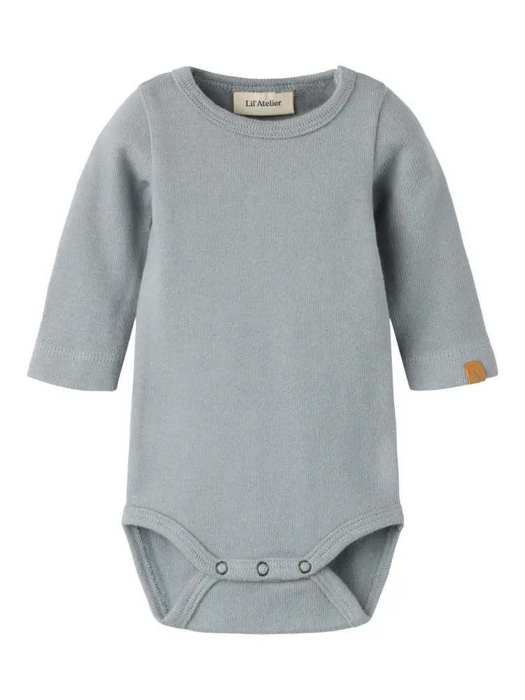 Lil' Atelier Thoro Leo Langærmet Slim Body - Monument - 56