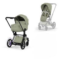 Cybex e-Priam Kombivogn - Style - Sage Green/Matt Black