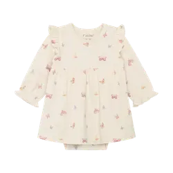 Langærmet Bodykjole - Bleached Mauve - 68