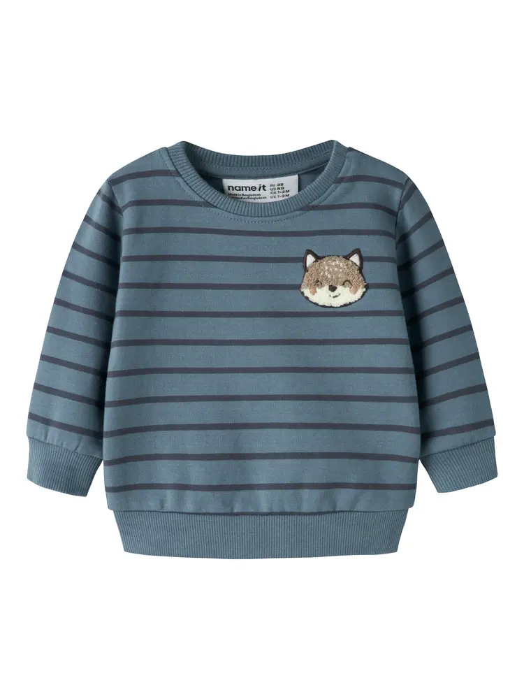 Name It Naddel Sweatshirt - Blue Mirage - 74