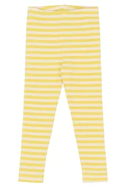 Fro Rib Leggings - Dusky Citron Striped - 110