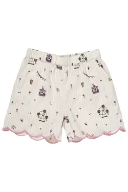 Printet shorts m. deco edge - TIVOLI - 116