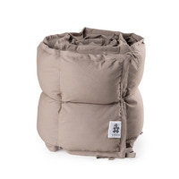 Sengerand, kapok, halv længde, jetty beige