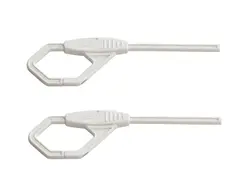 BabyDan Børnesikring - Skydelås - 2 stk. - Hvid