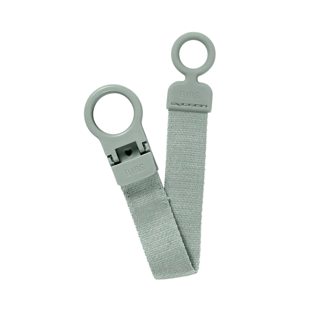 Pacifier clip loop sage